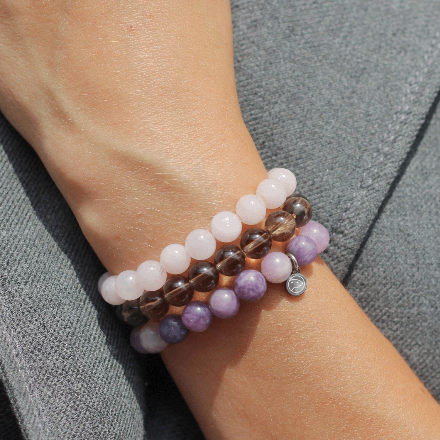 Aquarius Vulnerability Bracelet Pack - Adjustable Healing Crystal Bracelets for Stress Relief & Emotional Balance | Perfect for Meditation, Yoga & Daily Wear
