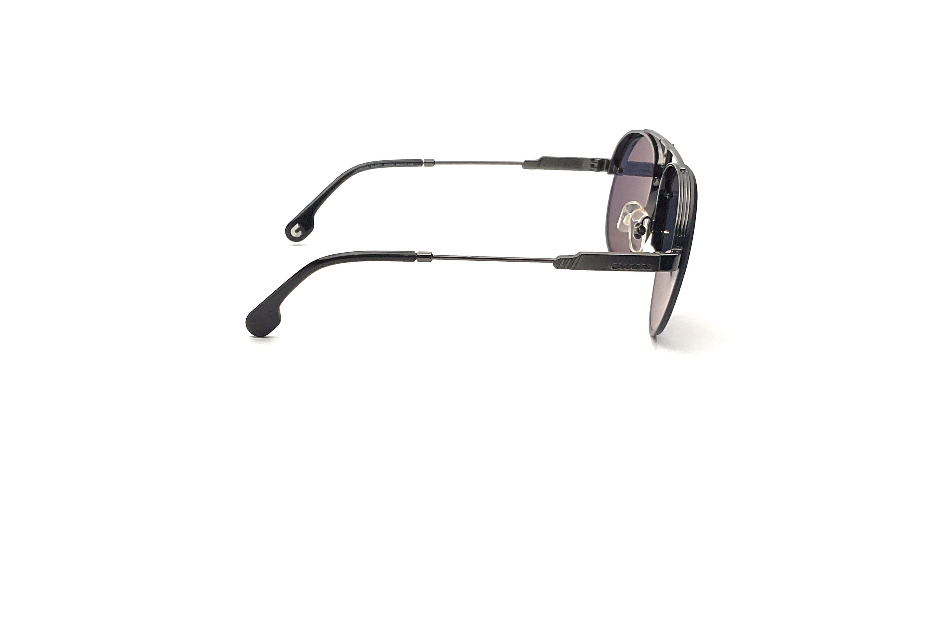 Carrera Glory Matte Black Sunglasses - Polarized UV Protection for Men & Women - Perfect for Driving, Running, and Outdoor Activities