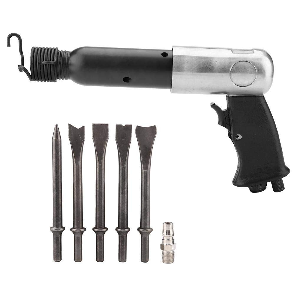 Heavy Duty 250mm Air Hammer Kit with Chisel Bits - Professional Pneumatic Tool for Metalworking, Demolition & Auto Repair | Air Compressor Accessory for DIY & Construction Projects