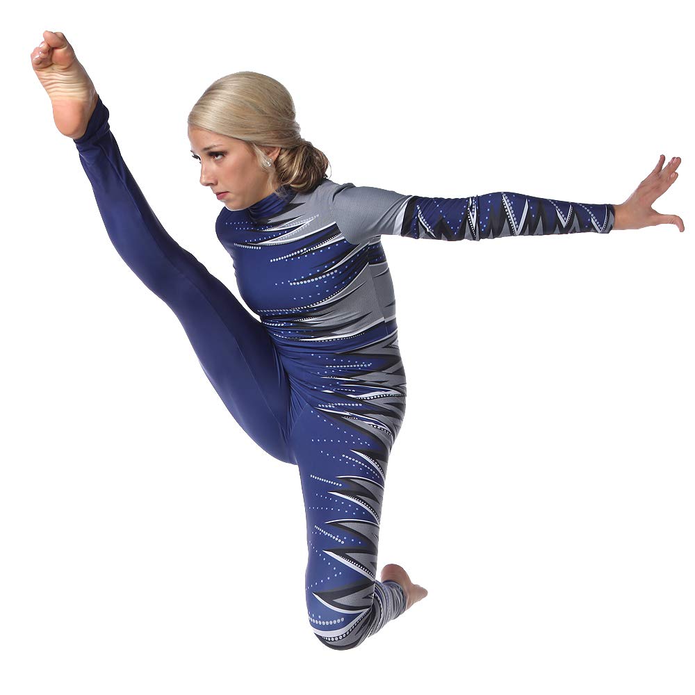 Women's Victory Athletic Dance Costume Unitard - Stretchy Leotard for Ballet, Jazz & Gymnastics - Perfect for Performances, Competitions & Dance Classes