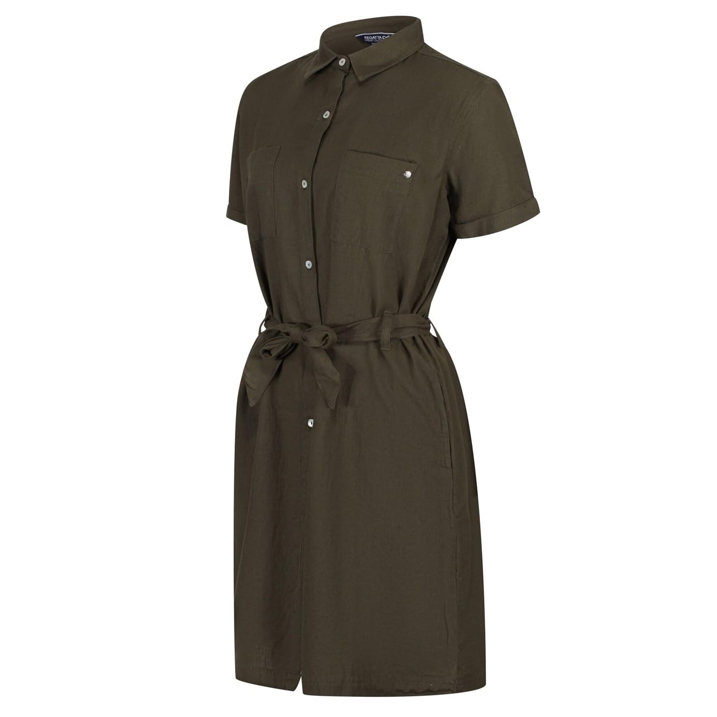 Regatta Women's Quinty Short-Sleeve Casual Dress - Lightweight Summer Dress for Outdoor Activities, Beach, and Travel