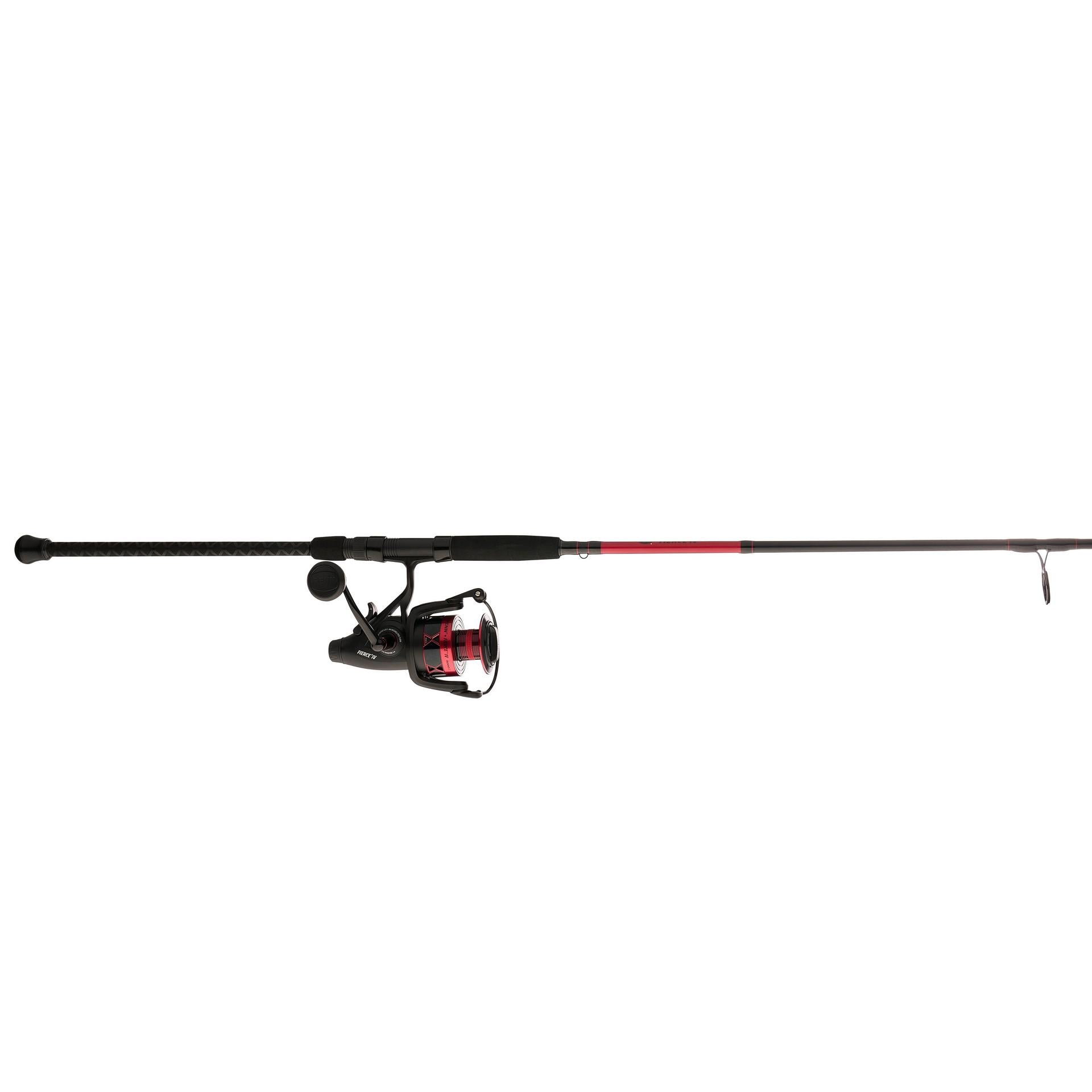 Fierce® IV Live Liner Spinning Rod & Reel Combo - Premium Saltwater Fishing Gear for Inshore & Offshore Angling | Perfect for Bass, Trout, and Saltwater Game Fish