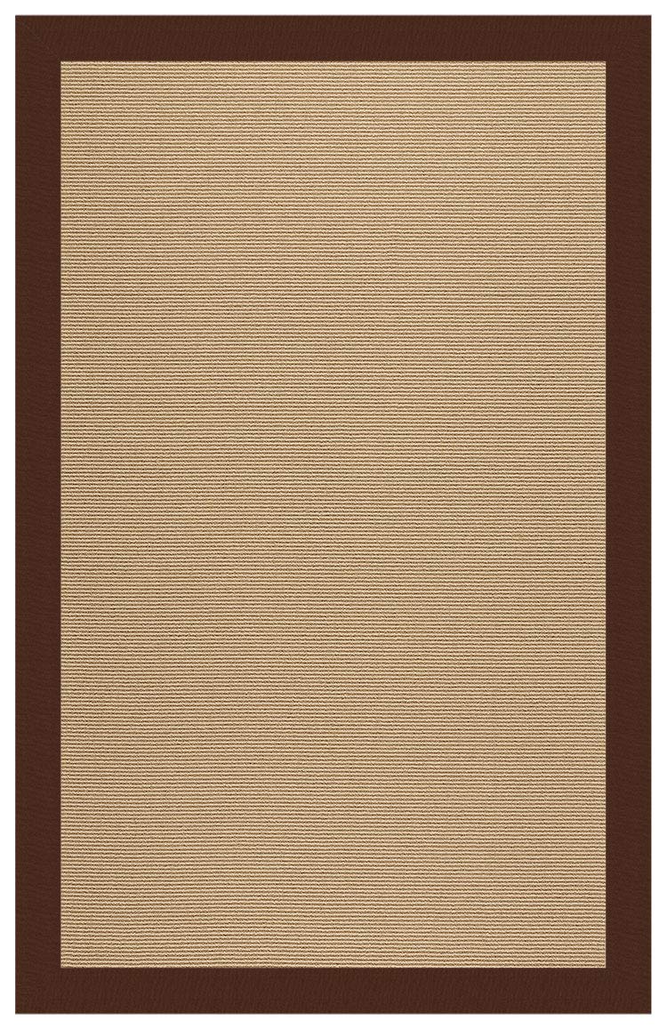 Capel Rugs Zoe-Sisal Rectangle Machine Tufted Area Rug 8x8 Feet Brown - Durable Natural Fiber Rug for Living Room, Bedroom & Office Decor