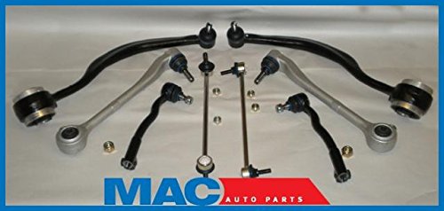 BMW E38 Control Arm Suspension & Steering 8pc Kit - Fits 1995-2001 7 Series (728i 735i 740i 750i) | Front & Rear Replacement Parts for Smoother Ride & Better Handling | Perfect for DIY Repairs & Performance Upgrades
