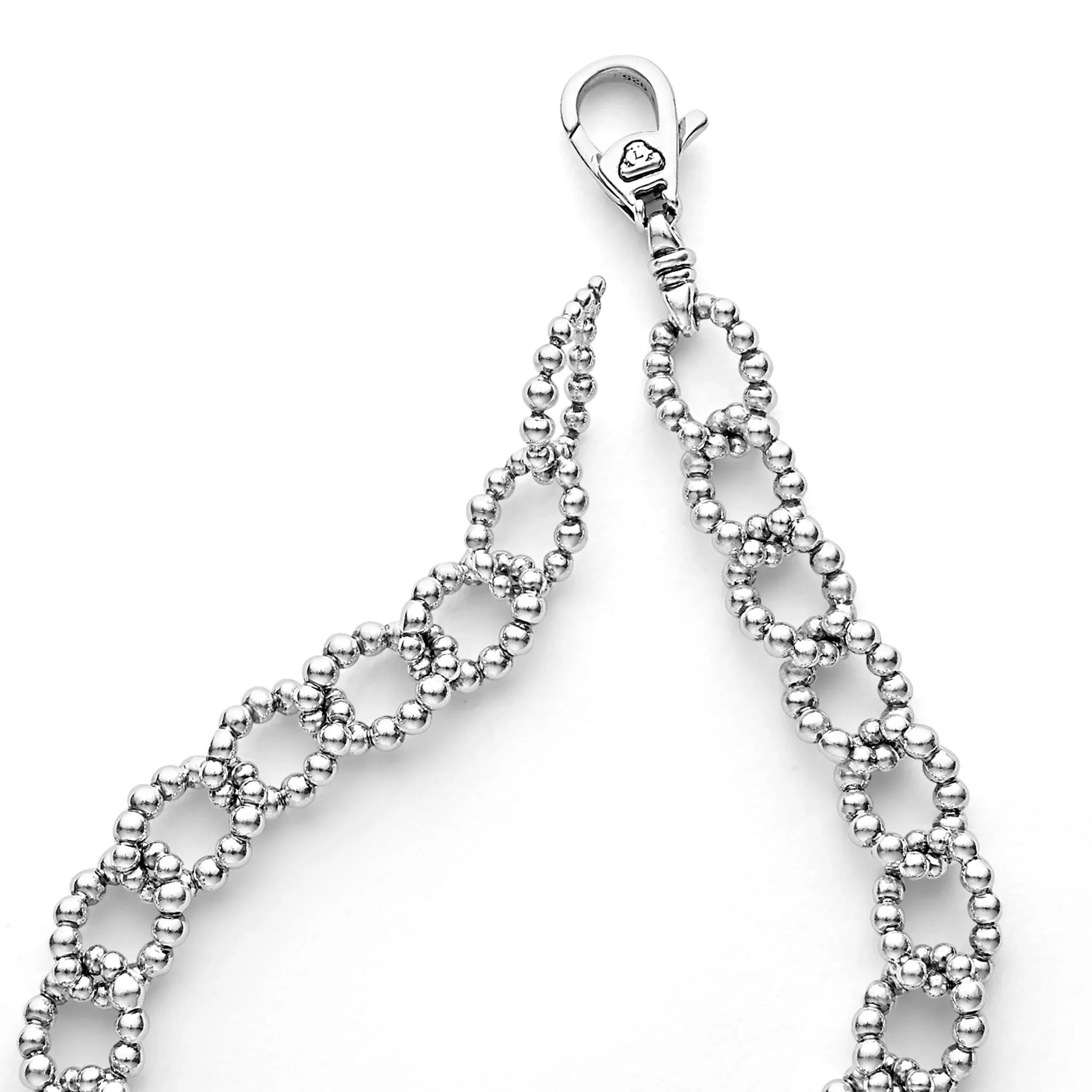 Elegant Circle Diamond Link Bracelet for Women - Sterling Silver Tennis Bracelet for Everyday Wear & Special Occasions