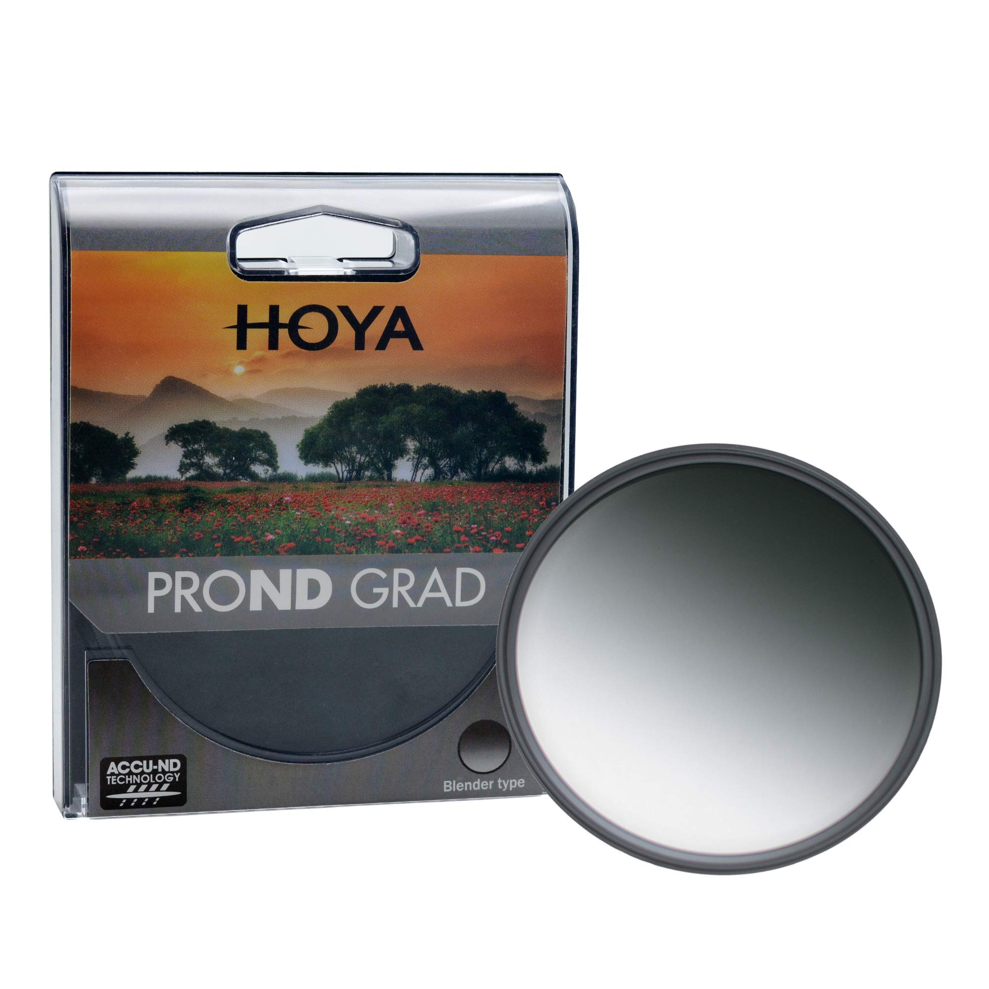 Hoya 82mm PRO ND Graduated ND16 Camera Lens Filter - Professional Photography for Landscapes & Long Exposure Shots