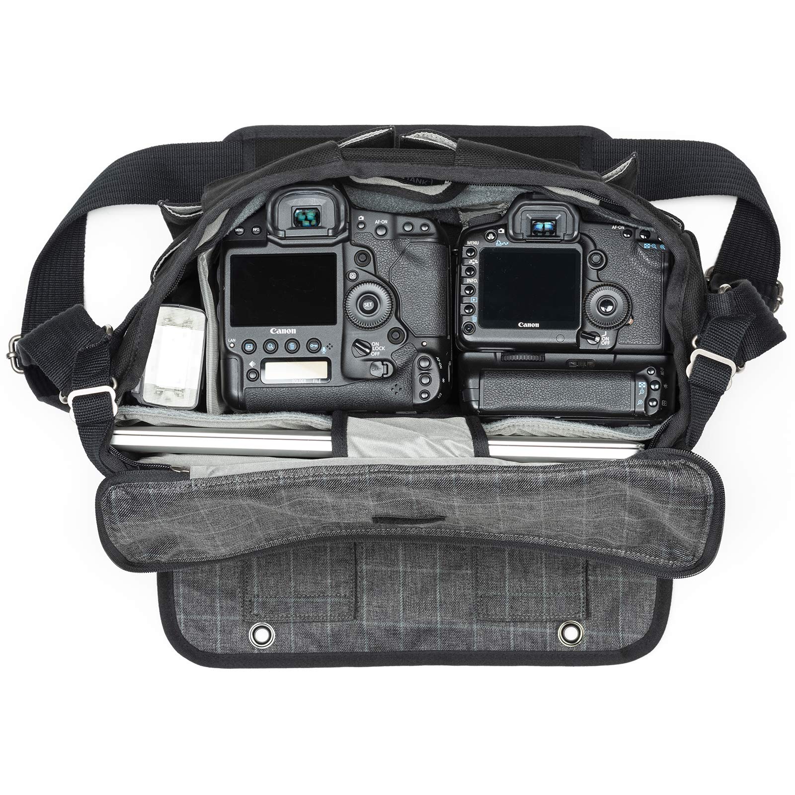 Think Tank Photo Retrospective 30 V2.0 Camera Shoulder Bag - Professional DSLR Messenger Bag for Photographers (Black) - Perfect for Travel, Street & Wedding Photography