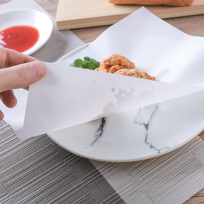 Cellebii Oil Absorbing Sheets - 50 Pack Multipurpose Kitchen Paper for Baking, Frying & Food Wrapping | Non-Stick Parchment, Greaseproof & Tracing Paper for Cooking, Crafts & DIY Projects