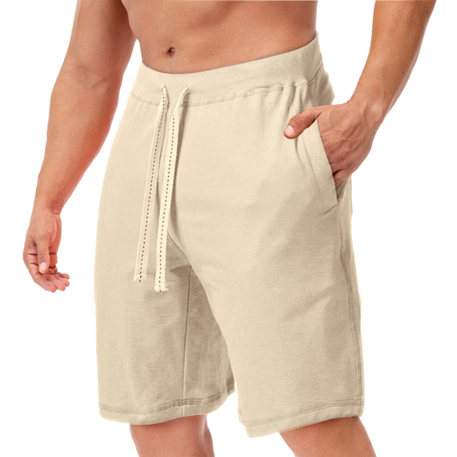 **Men's Quick Dry Basketball & Running Shorts with Pockets - Breathable Gym Workout & Outdoor Sports Shorts for Men - Perfect for Basketball, Jogging, and Gym Training**
