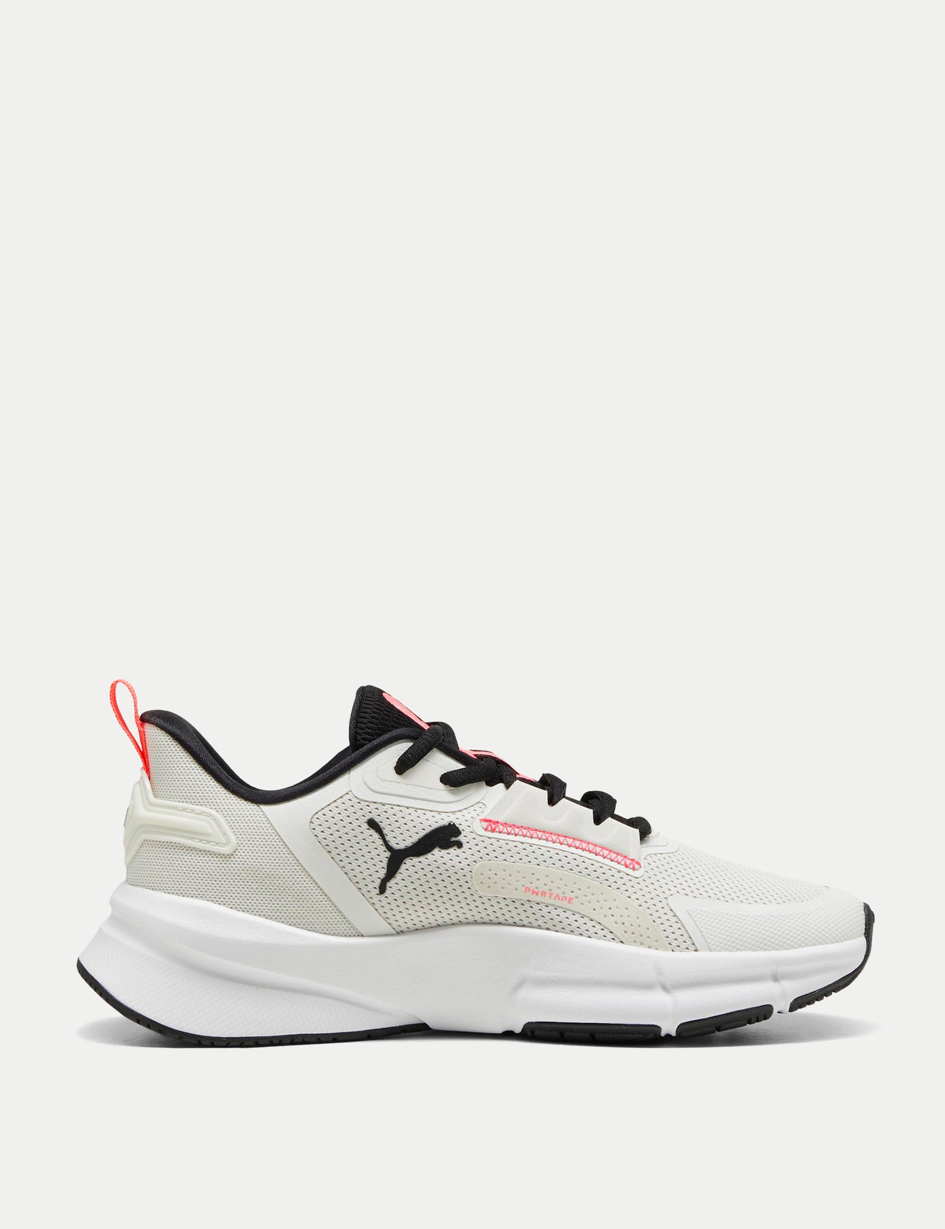 PWRFrame TR 3 Running Shoes - Lightweight & Breathable for Men & Women | Vapor Grey/Black/Sunset Glow Color | Perfect for Gym Workouts, Jogging & Outdoor Activities