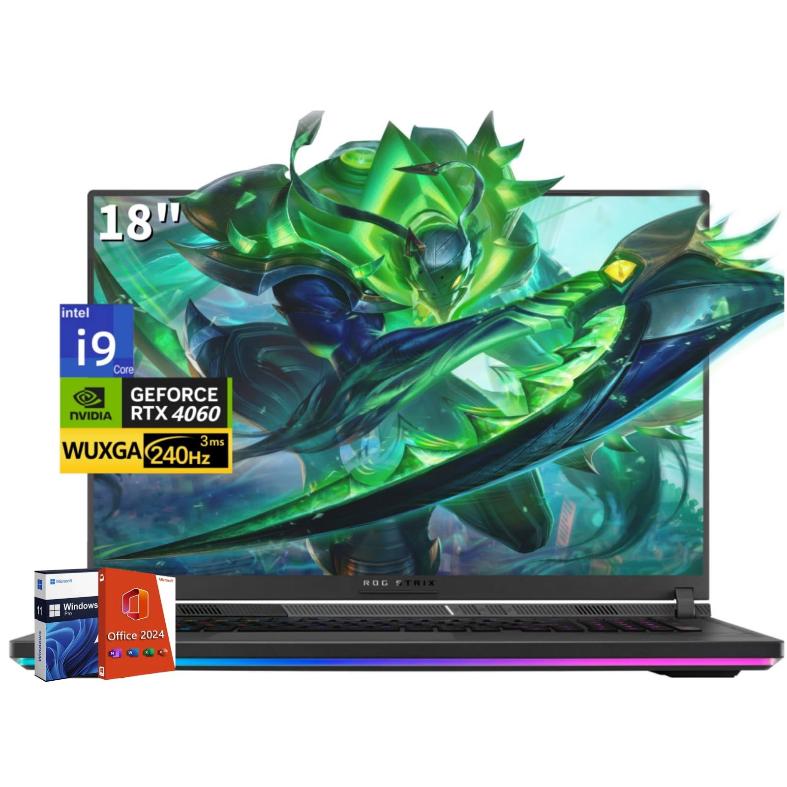 ASUS ROG Strix G18 Gaming Laptop - 14th Gen Intel Core i9-14900HX, NVIDIA GeForce RTX 4060, 18