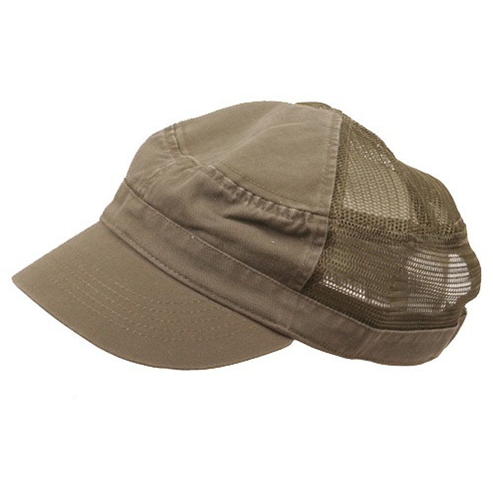 Premium Enzyme Mesh Army Cap - Breathable & Durable Military Hat for Outdoor Activities, Hiking & Camping - e4Hats.com