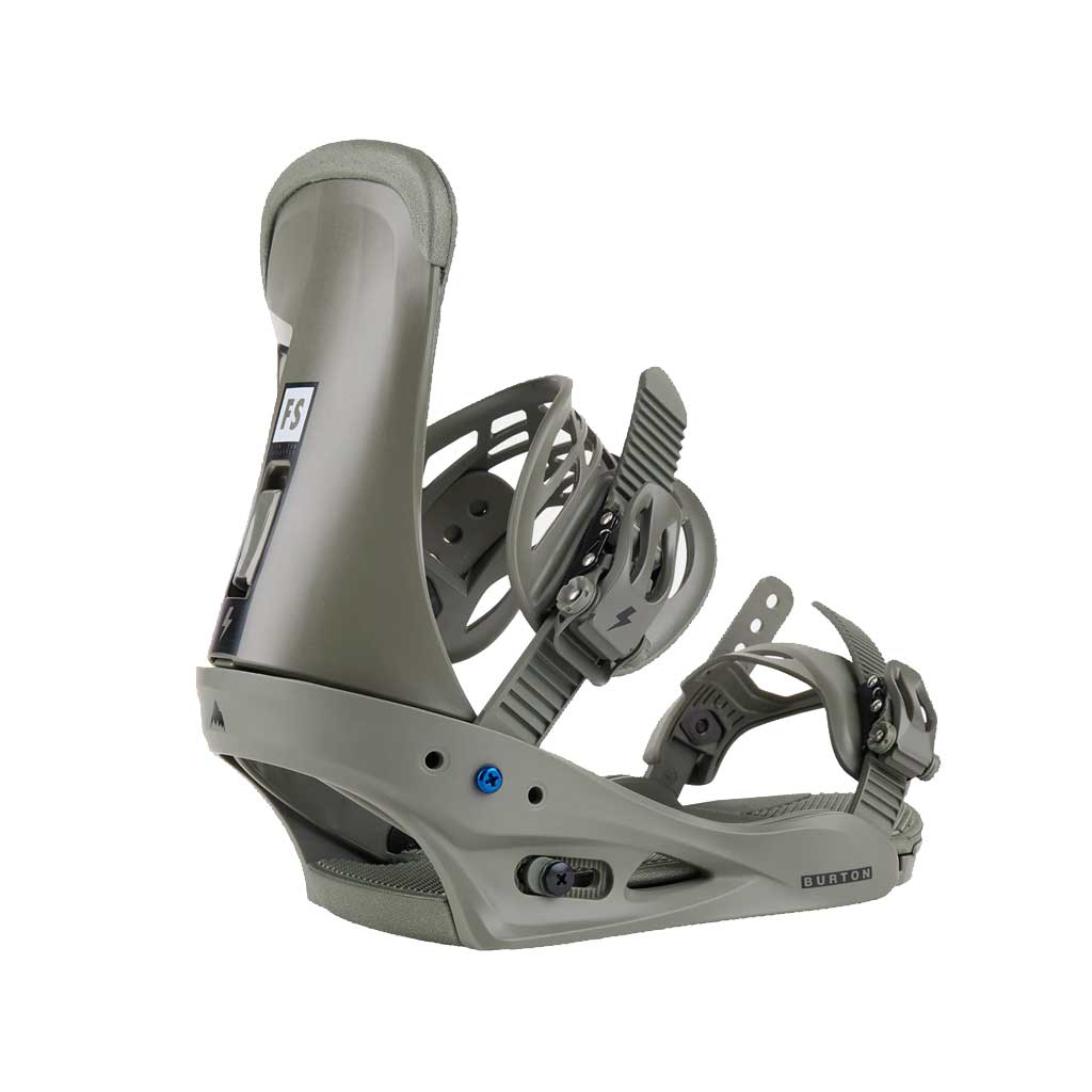 Burton 23/24 Freestyle Re:Flex Snowboard Bindings - Forest Moss | All-Mountain Performance for Men & Women | Perfect for Park, Powder & Freestyle Riding