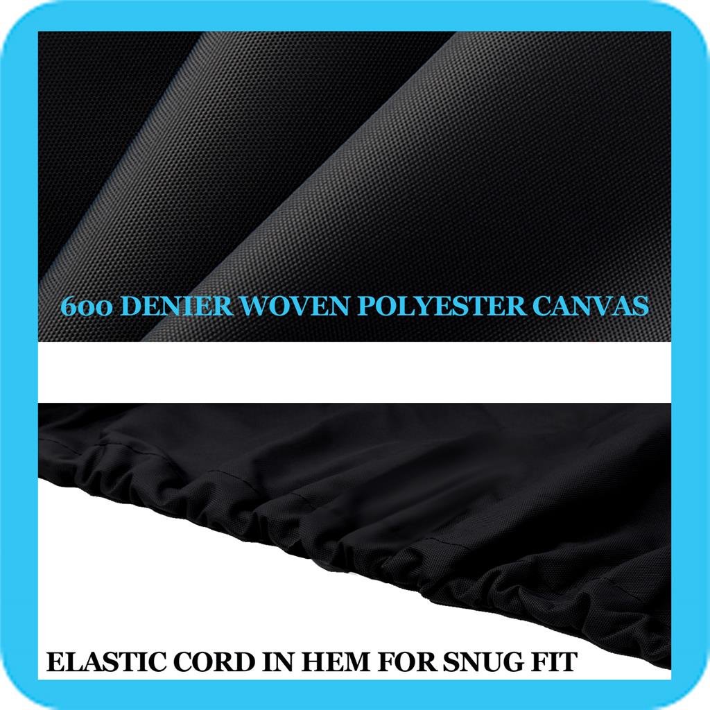 SBU Compatible Waterproof Cover for Yamaha Jet Ski Waverunner VX Deluxe (2007-2008 Models) - 600 Denier Heavy Duty PWC Protection - Perfect for Outdoor Storage & Winterization