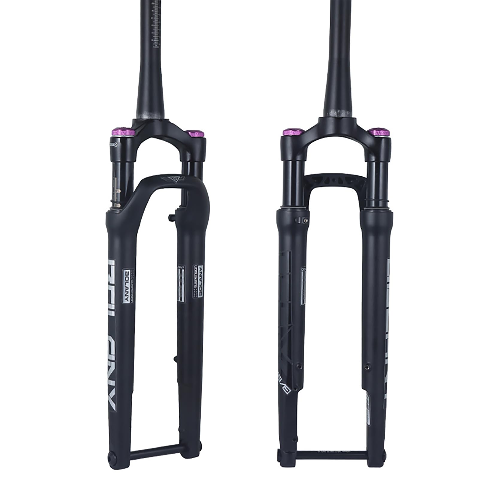 BOLANY 700C Mountain Bike Suspension Fork - 60mm Travel, Disc Brake XC Air Fork with Manual Lock, 100x12mm Thru Axle for Off-Road Cycling | Perfect for Trail Riding & Cross-Country Adventures