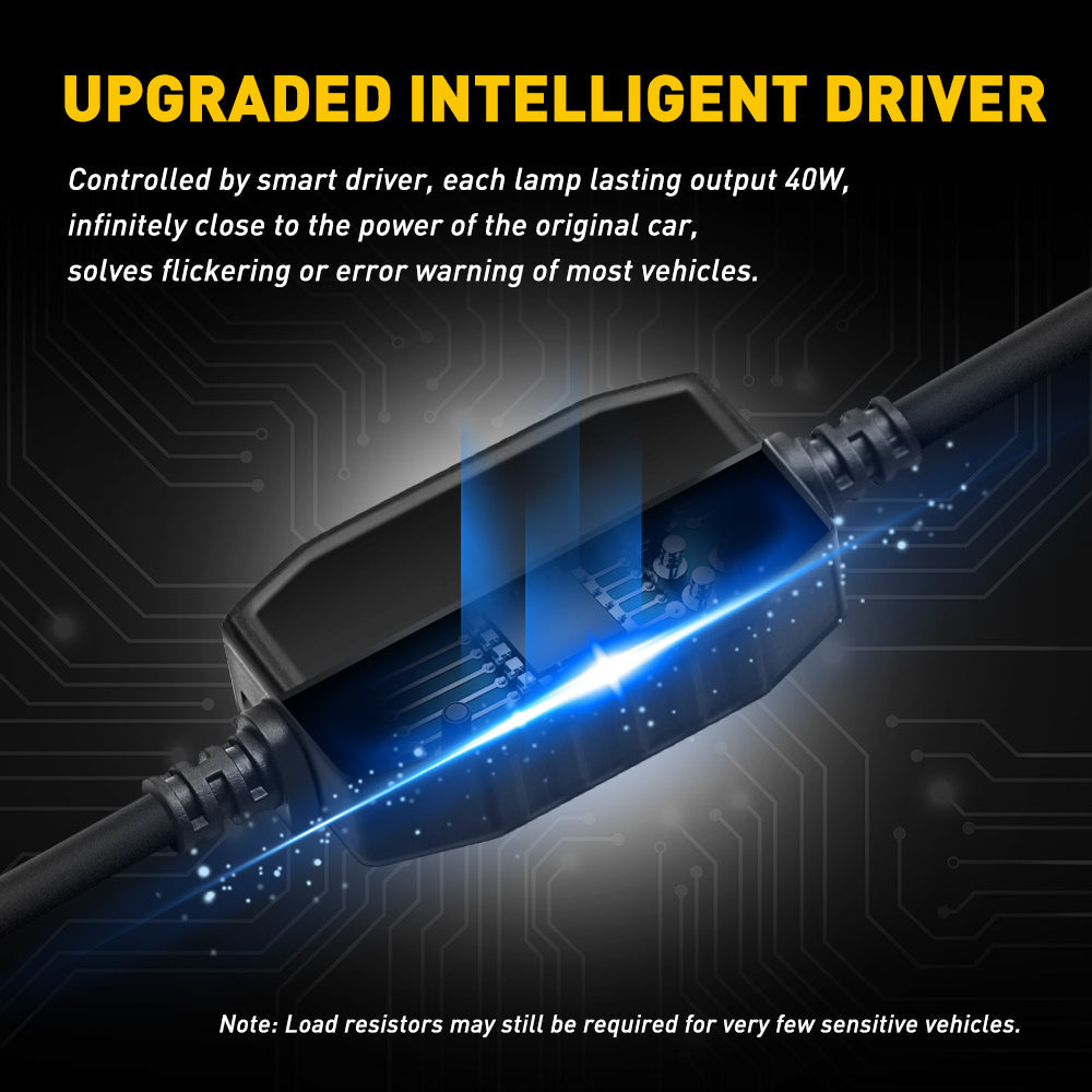 Brightest 9012 HIR2 LED Headlight Bulbs - 120W 24000 Lumens 6500K Cool White - High Performance for Cars, Trucks, SUVs - Perfect for Night Driving and Foggy Conditions