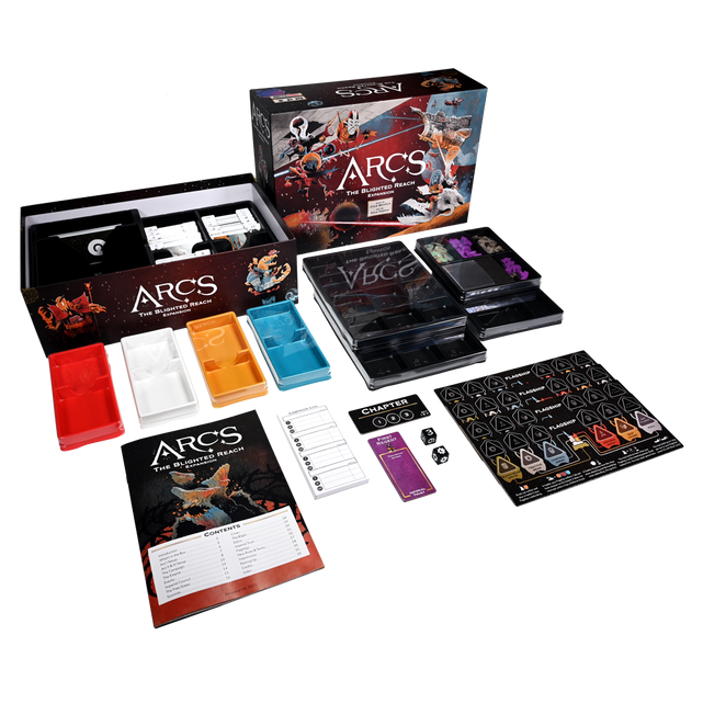 Arcs: The Blighted Reach - Strategic Board Game Expansion for Epic Campaign Adventures | Perfect for Game Nights & Fantasy RPG Enthusiasts