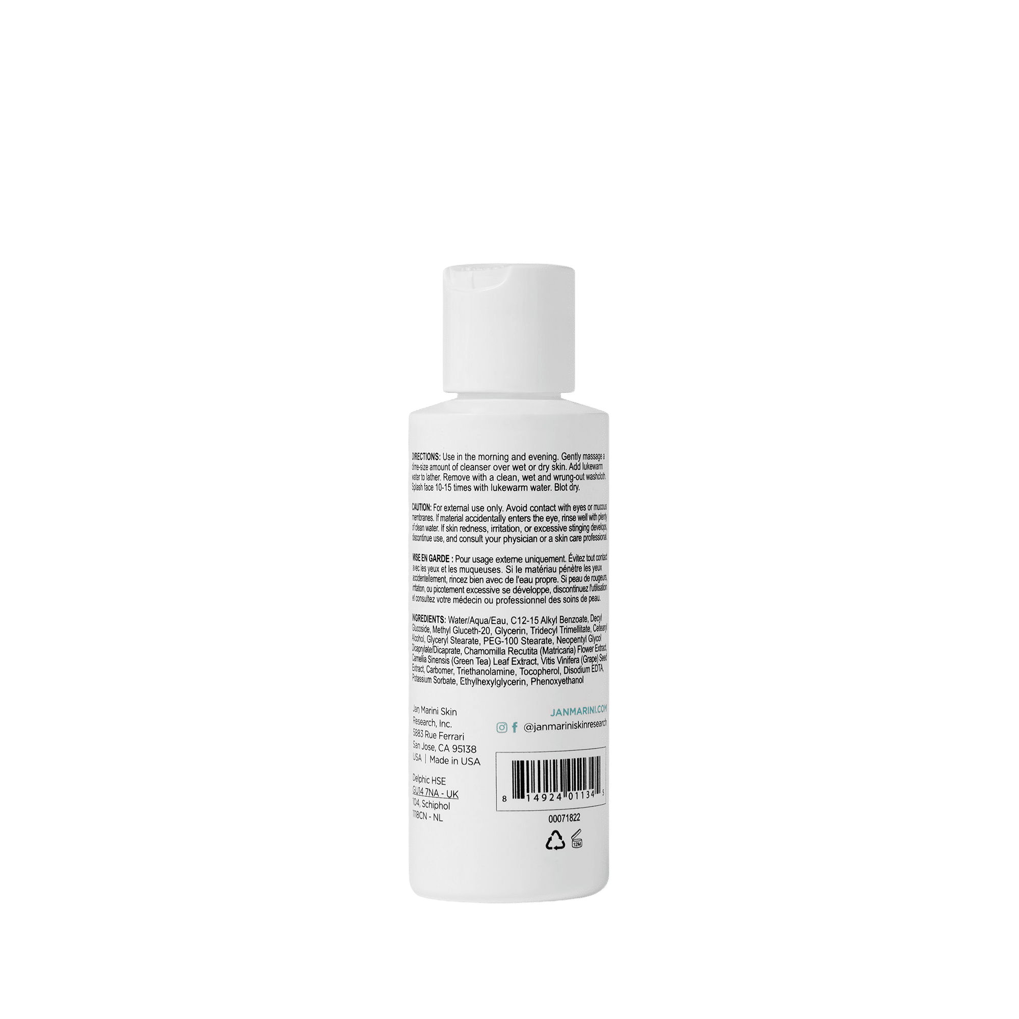 Age Intervention Gentle Cleanser - Anti-Aging Facial Cleanser for Sensitive Skin | Daily Hydrating Face Wash for Women & Men | Perfect for Morning & Night Skincare Routine