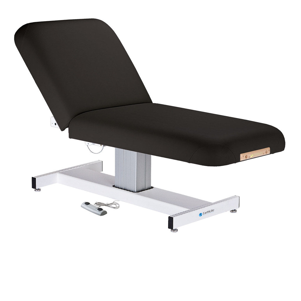 Earthlite Everest Pedestal Electric Lift Table - Adjustable Height Massage & Treatment Table for Chiropractors, Physical Therapists & Spa Professionals - Perfect for Home & Clinic Use