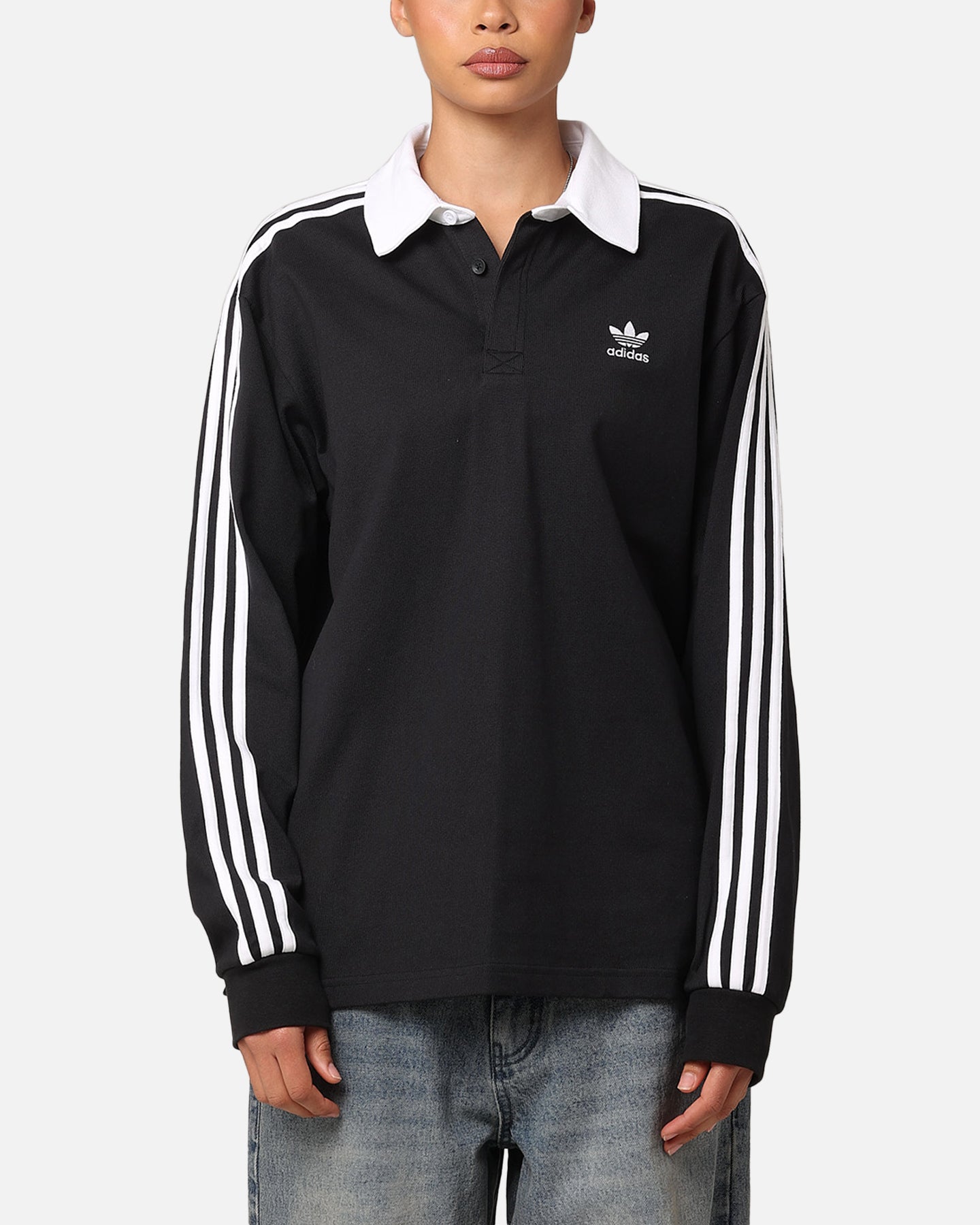Adidas Men's Rugby Polo Shirt - Moisture Wicking Performance Shirt for Rugby & Casual Wear - Black Athletic Top for Sports & Everyday Use