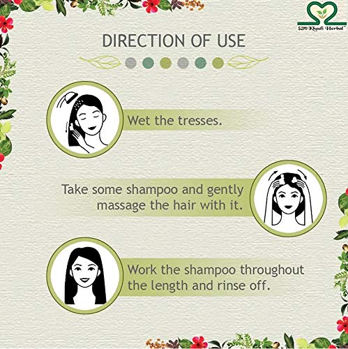 Organic Khadi Ayurvedic Hair Care Kit - Satritha Shampoo & Green Tea Aloe Vera Conditioner (210ml Each) | Natural Herbal Treatment for Dry, Damaged Hair | Perfect for Daily Hair Care Routine & Scalp Nourishment