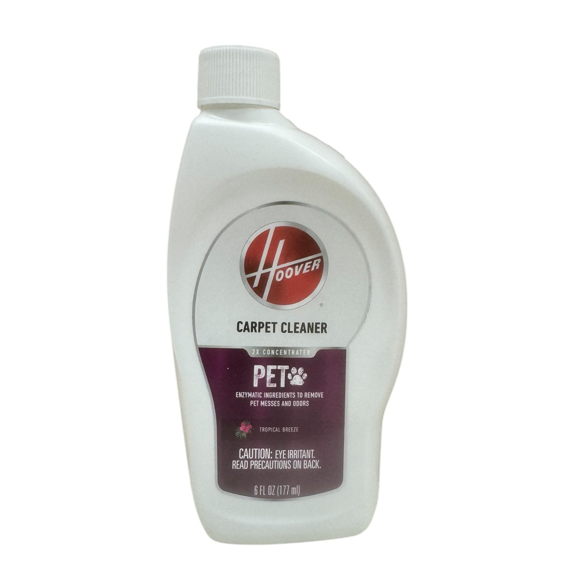 Hoover Paws & Claws Deep Clean Pet Stain & Odor Eliminator - 2X Concentrated Carpet Cleaner Formula (6oz) - Removes Tough Stains & Neutralizes Odors for Dogs & Cats - Perfect for Carpets, Upholstery & Pet Areas