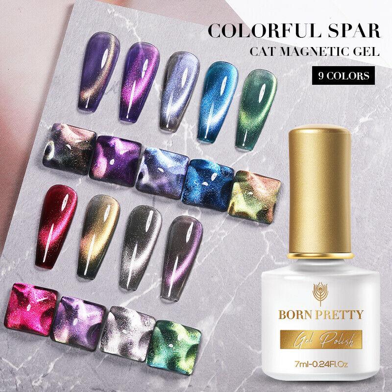Born Pretty Spar Cat Eye Magnetic Gel Polish - CS Series | Long-Lasting Nail Art for Salon & Home Manicures