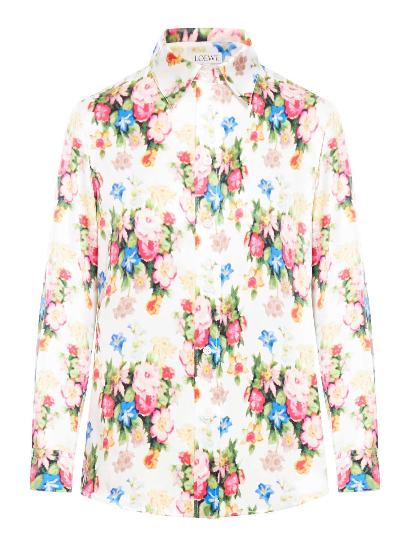 Floral Print Shirt for Women - Stylish & Comfortable Blouse for Spring & Summer - Perfect for Casual Outings, Dates & Office Wear
