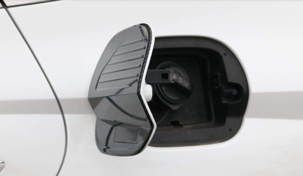 Premium Carbon Fiber Fuel Tank Cap Cover for Hyundai Sonata 2020-2023 - Durable Gas Door Trim Replacement - Perfect for Car Enthusiasts & Auto Detailing