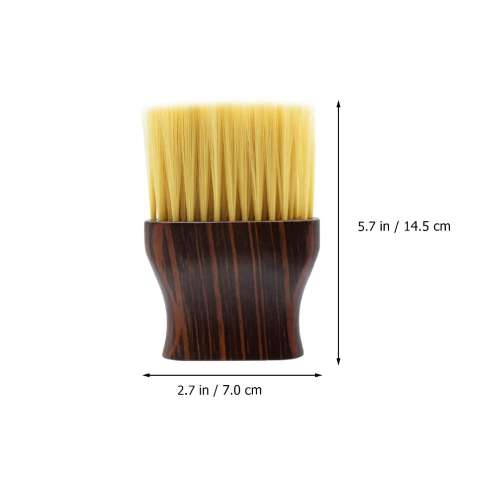 1pc Professional Hair Brush & Barber Neck Duster - Soft Nylon Wool Hairdressing Brush for Haircut, Broken Hair Cleaning, and Face Dusting | Perfect for Salon, Home Use, and Child Hair Care