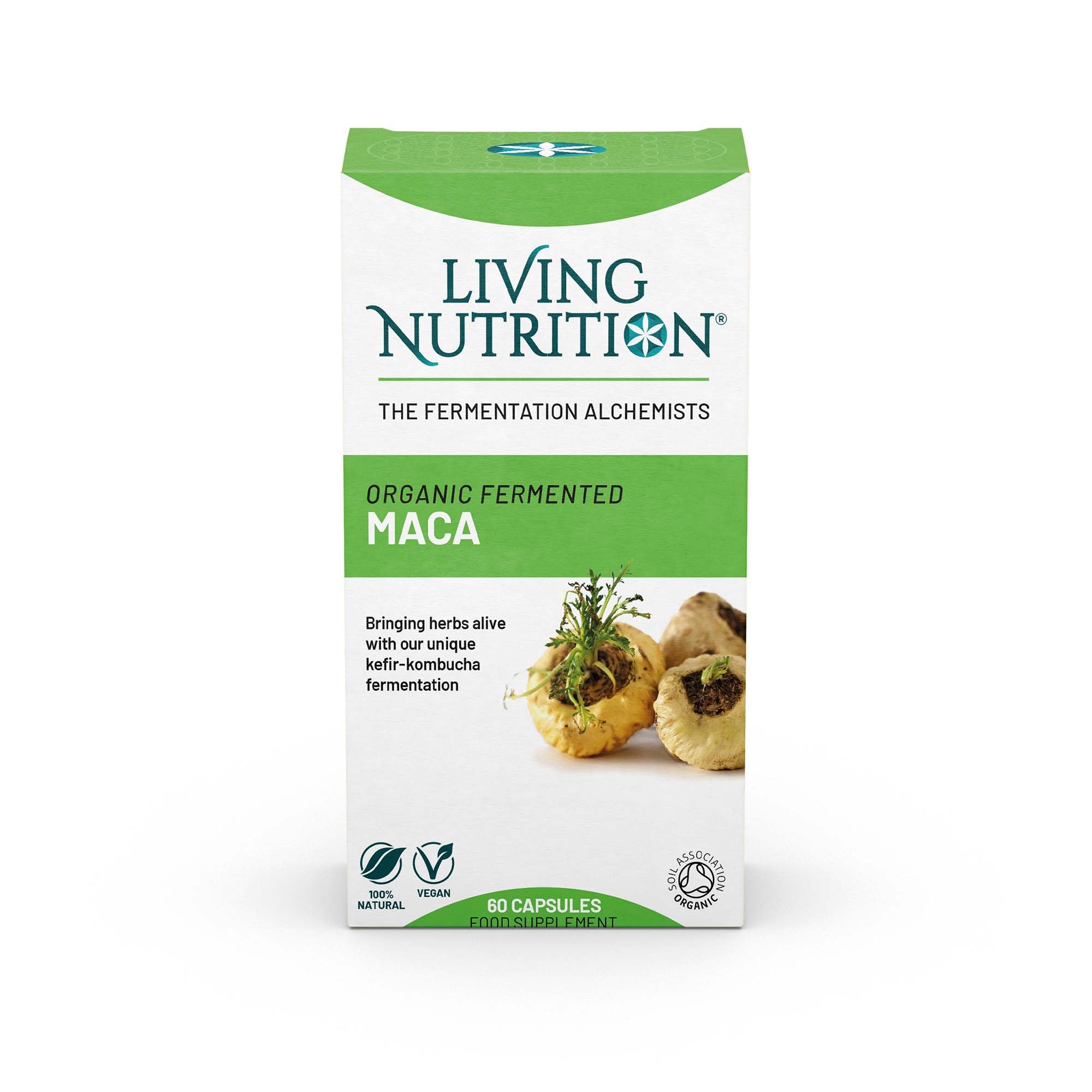 Organic Fermented Maca Root Powder - Superfood Supplement for Energy, Hormone Balance & Vitality | Vegan, Non-GMO, Gluten-Free | Boost Stamina for Workouts & Daily Performance