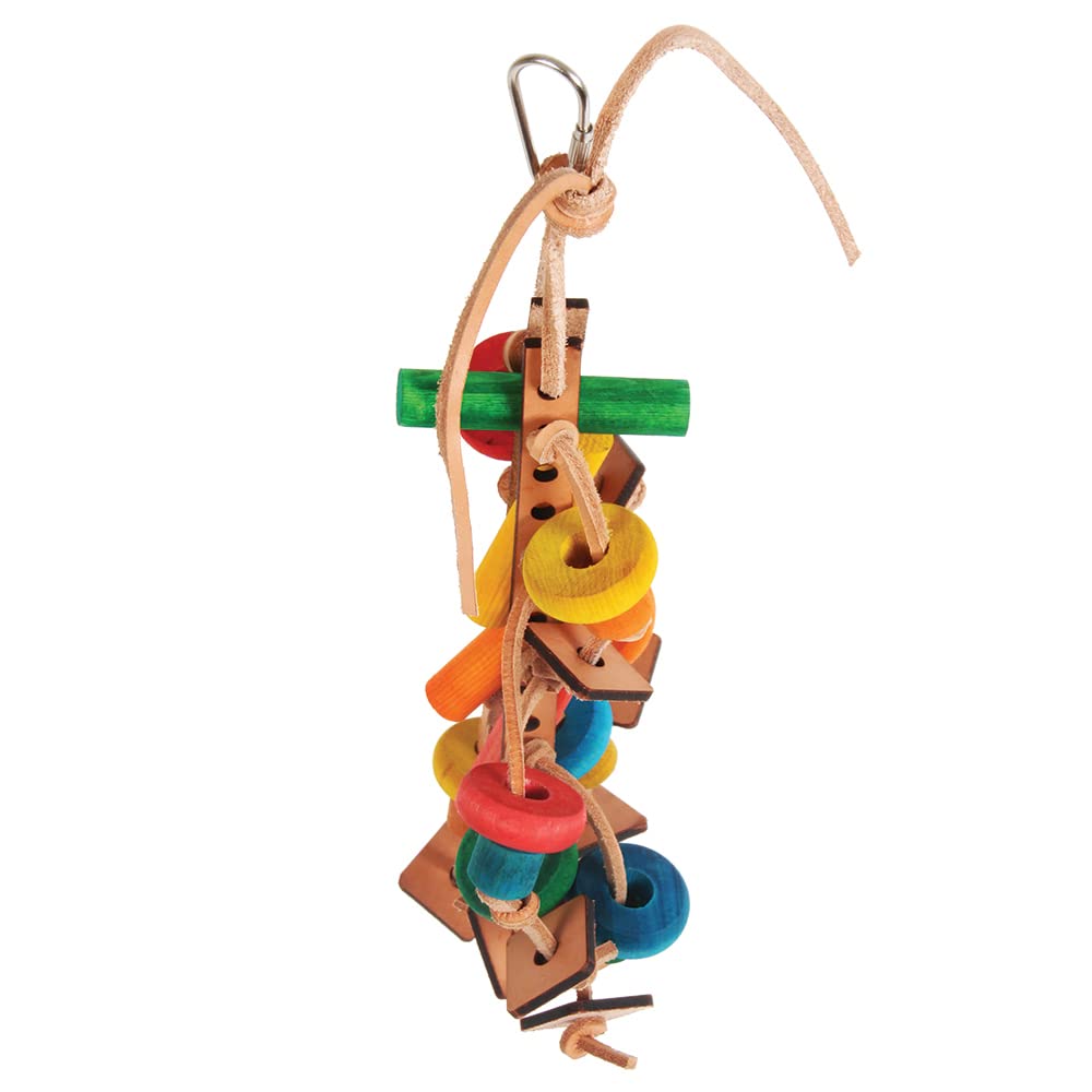 8-Inch Caterpillar Bird Toy - Interactive & Chewable Pet Toy for Parrots, Cockatiels & Small Birds - Perfect for Playtime & Training