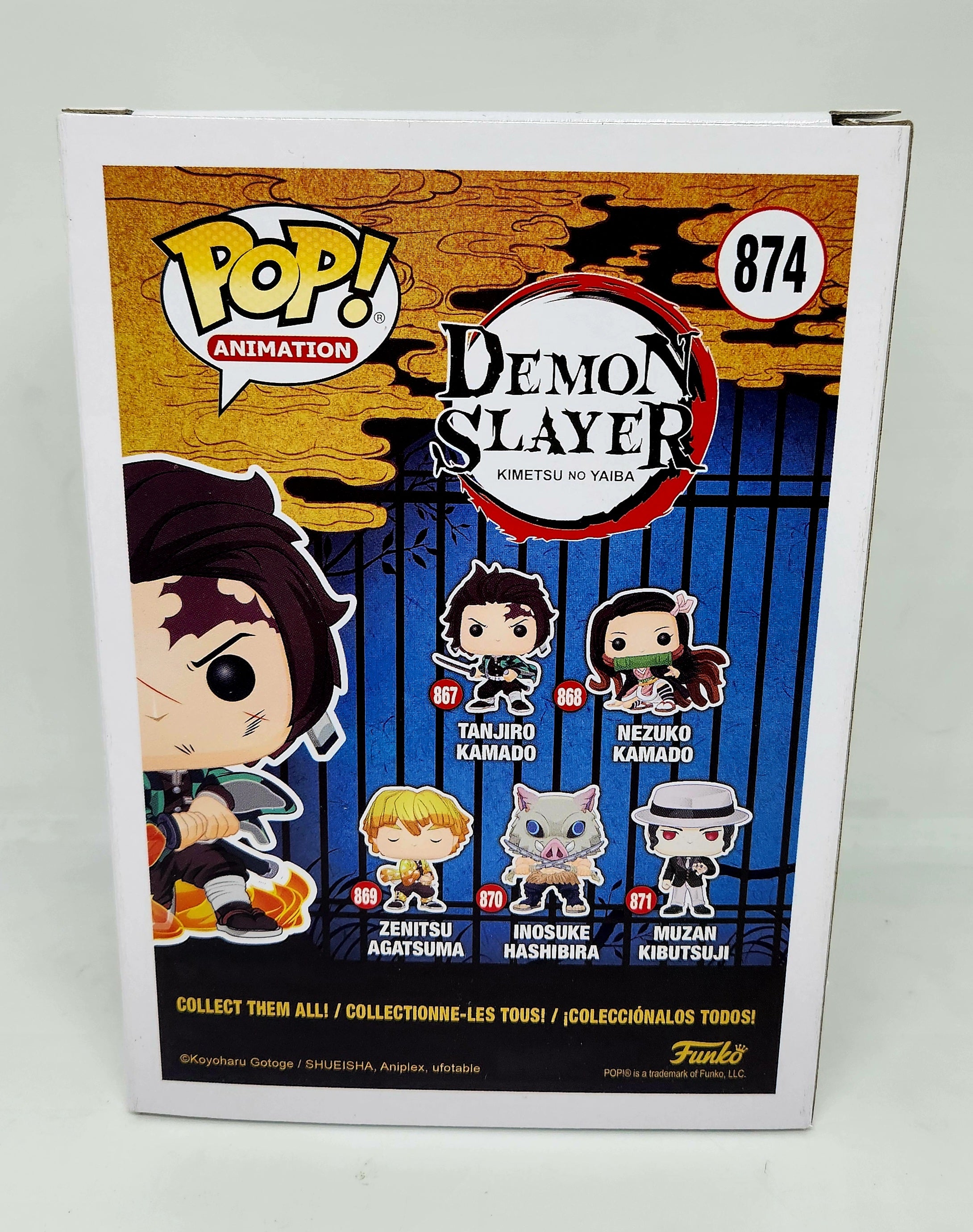 Demon Slayer Tanjiro Kamado Glow Chase Pop Vinyl Figure - Anime Collectible for Fans, Gift for Anime Lovers, Perfect for Display in Bedroom, Office, or Gaming Room
