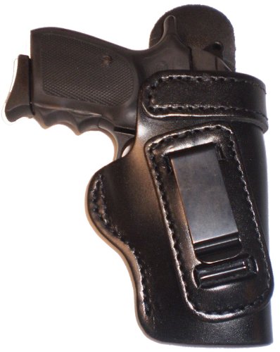 Walther PPK Heavy Duty Black Right Hand IWB Concealed Carry Gun Holster with Forward Cant & Slide Guard - Perfect for Everyday Carry, Tactical Training & Personal Protection