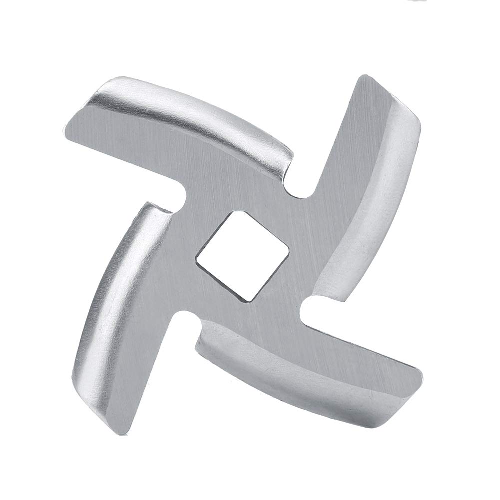 Stainless Steel Meat Grinder Blades - 46mm Small Replacement Chopper Crusher for Meat Mincers (Pack of 10) | Perfect for Home Kitchen, Butcher Shops & Food Processing