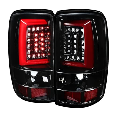 Jet Black Housing Clear Lens Red Light Bar