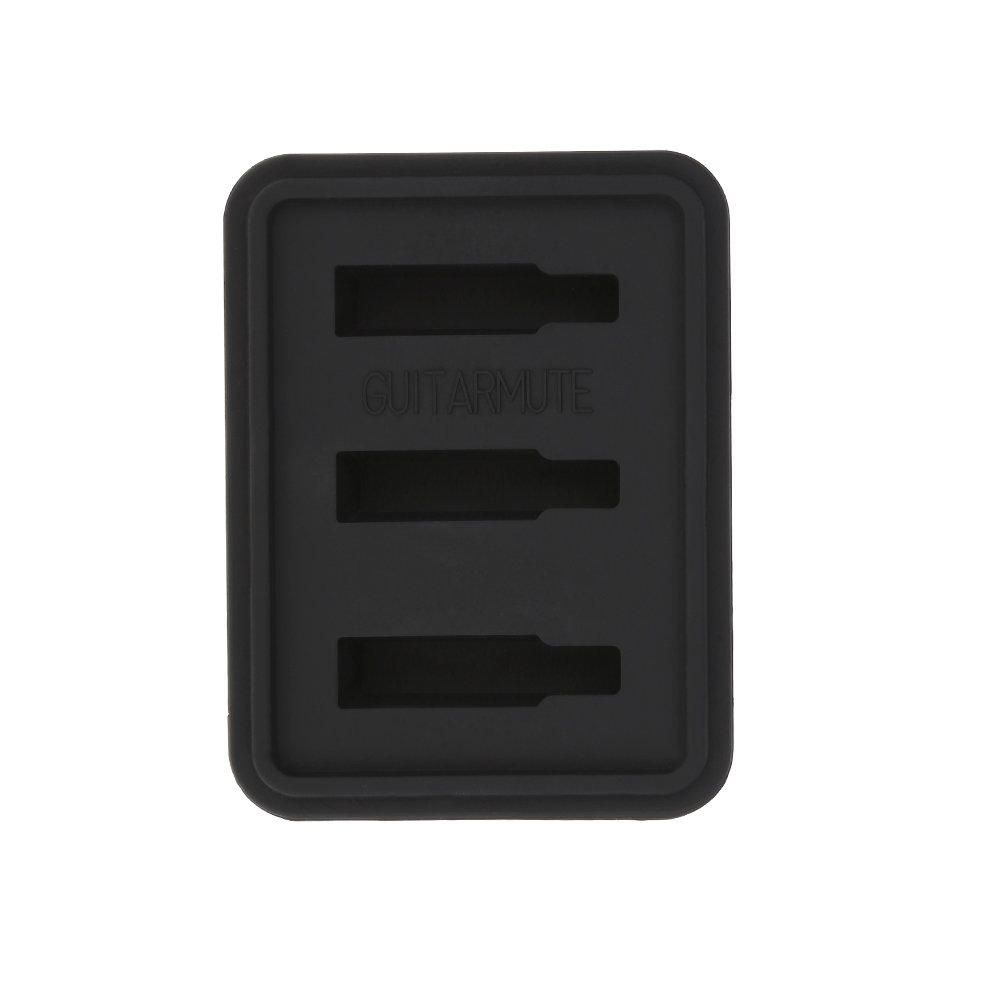 Bass Guitar Dampener - Silicone Guitar Mute Silencer for Practice, Black String Mute Training Tool | Perfect for Quiet Practice, Studio Recording & Noise Reduction