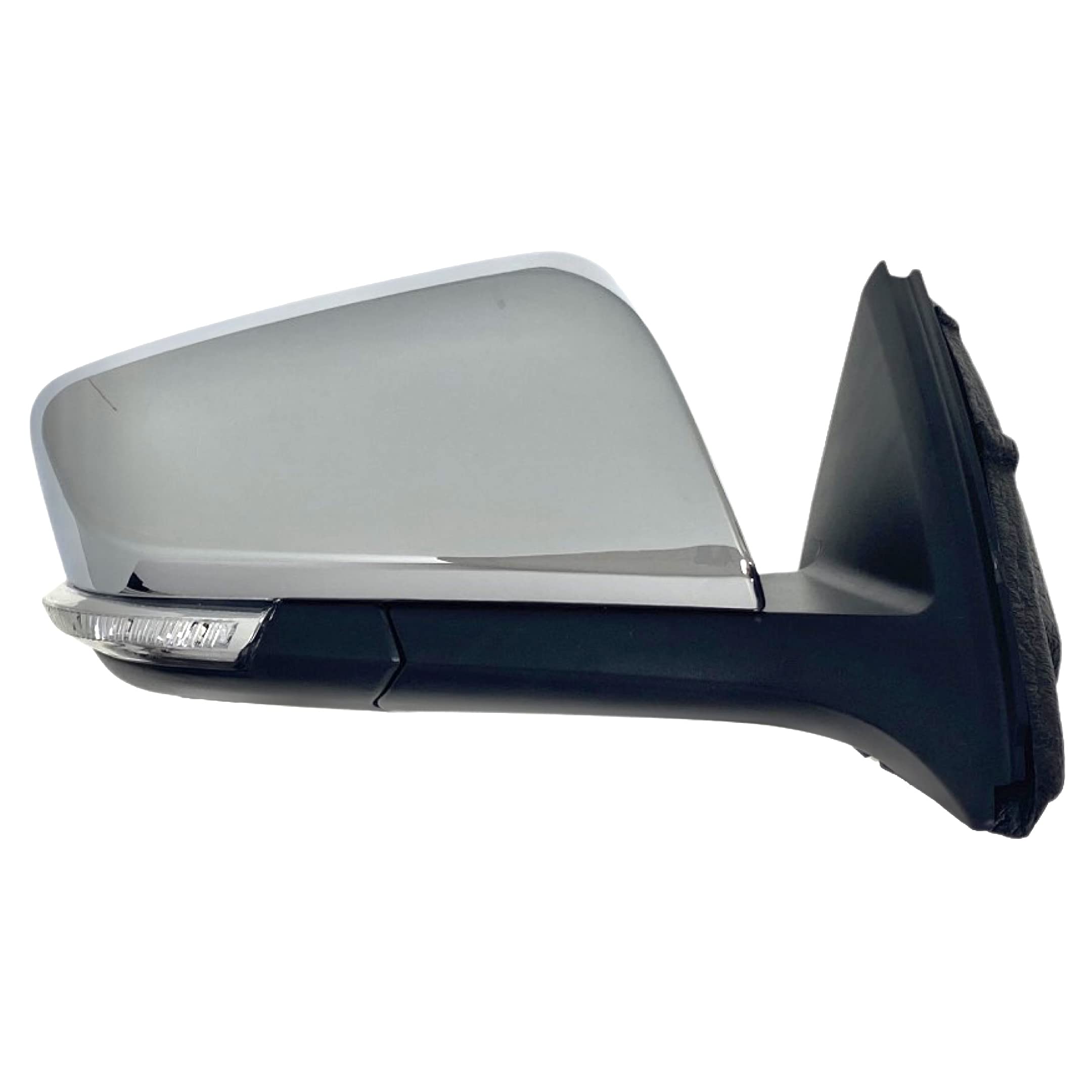 Chevrolet Impala Passenger Side Mirror 2014-2020 | Right Power Heated Memory Mirror with Turn Signal & Puddle Light | Chrome Cover 12-Pin | Replacement for Damaged Mirror | Easy Installation for Daily Commuting & Night Driving