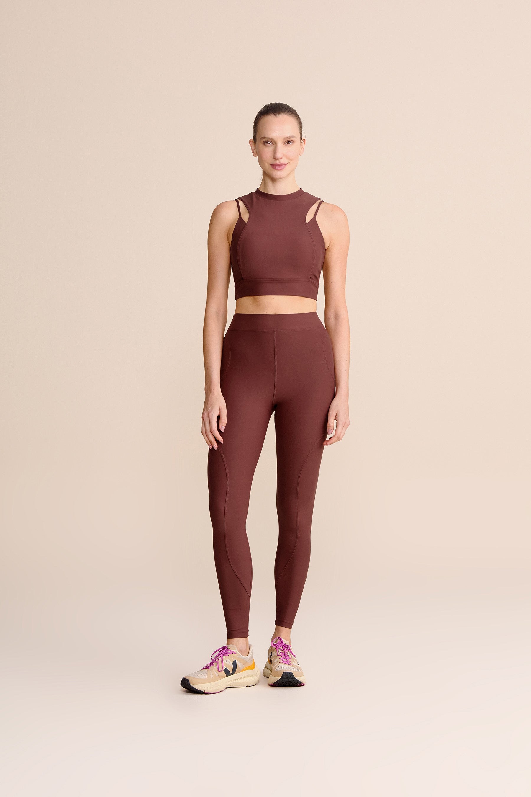 Premium Neopren® Long Leggings for Women - High Waist Yoga Pants, Workout & Running Tights - Perfect for Gym, Fitness & Outdoor Activities