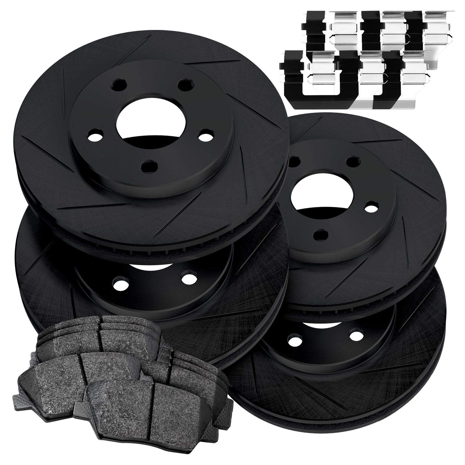 BRAKELABS POWERSPORT Front & Rear Brake Kit - Ceramic Brake Pads & Rotors for 1998-1999 Acura CL | High-Performance Braking System for Smooth Stops & Enhanced Safety | Perfect for Daily Commuting, Highway Driving & Performance Upgrades