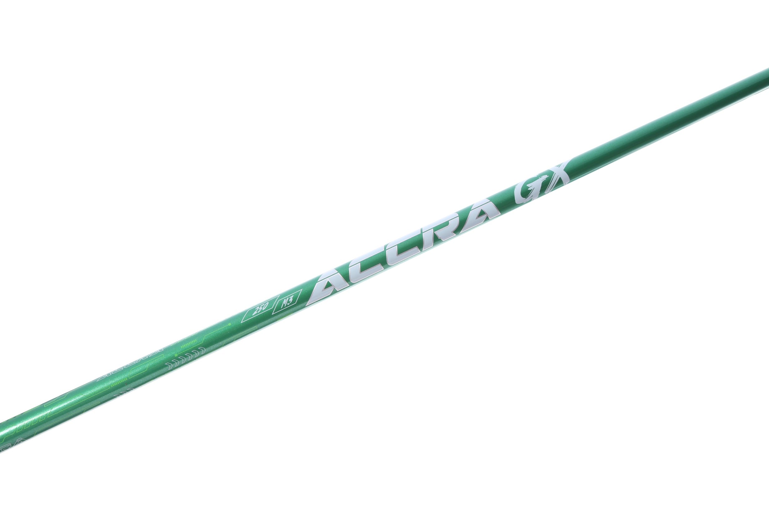Premium Used Accra GX Green 250 Regular Flex Graphite Driver Shaft - 43.75 Inches - No Adapter - Perfect for Golfers Seeking Consistent Performance on the Course