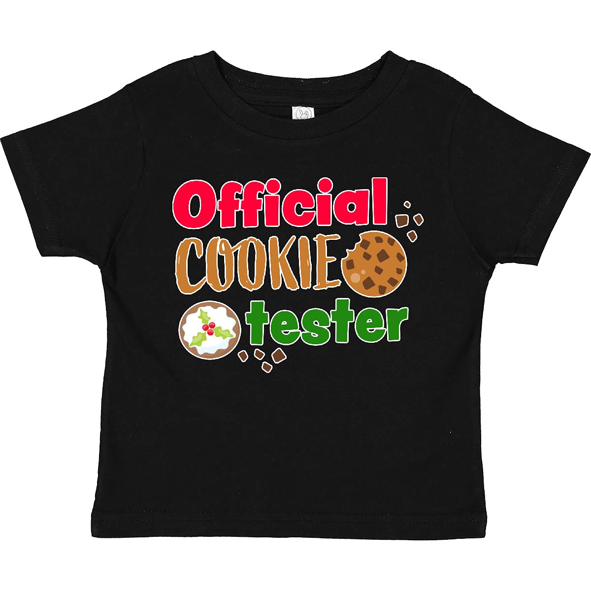 Inktastic Official Cookie Tester Christmas Cookies Toddler T-Shirt - Fun Holiday Outfit for Kids Baking & Christmas Celebrations