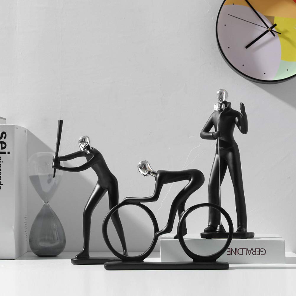 Handcrafted Violin Player Sculpture - Elegant Sports & Music Art Statue for Home Decor, Perfect Gift for Musicians and Athletes | Ideal for Living Room, Office, or Studio Display