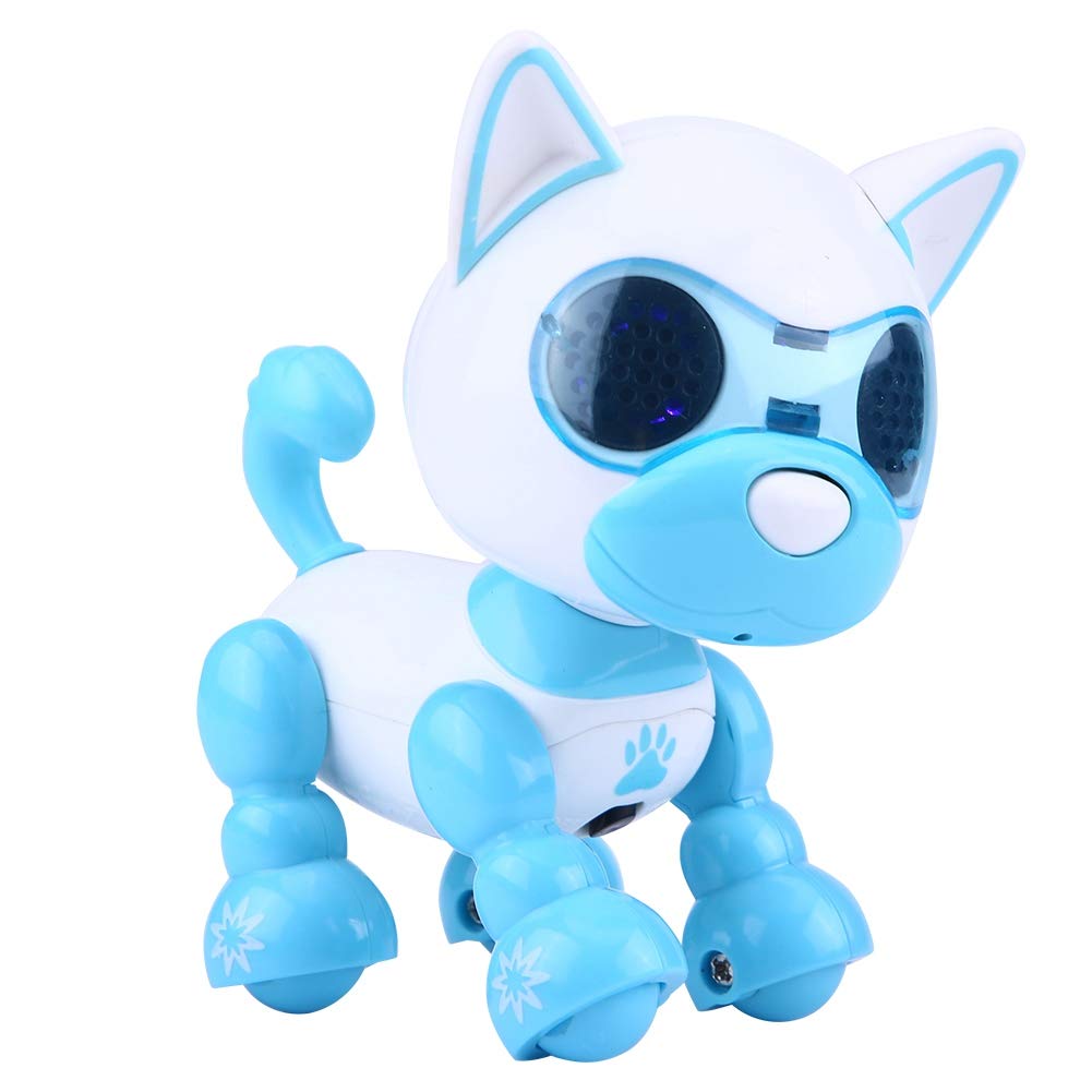 Smart Robot Dog with LED & Sound - Interactive Walking Puppy Toy, Educational STEM Gift for Kids & Boys (Blue) - Perfect for Playtime, Learning & Indoor Fun
