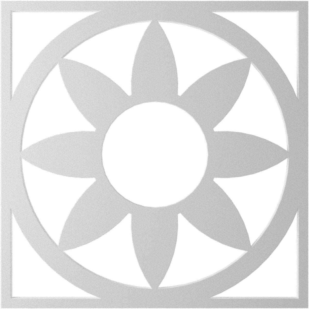 Ekena Millwork CMPP32BL Blume Architectural Grade PVC Pierced Urethane Ceiling Medallion 32