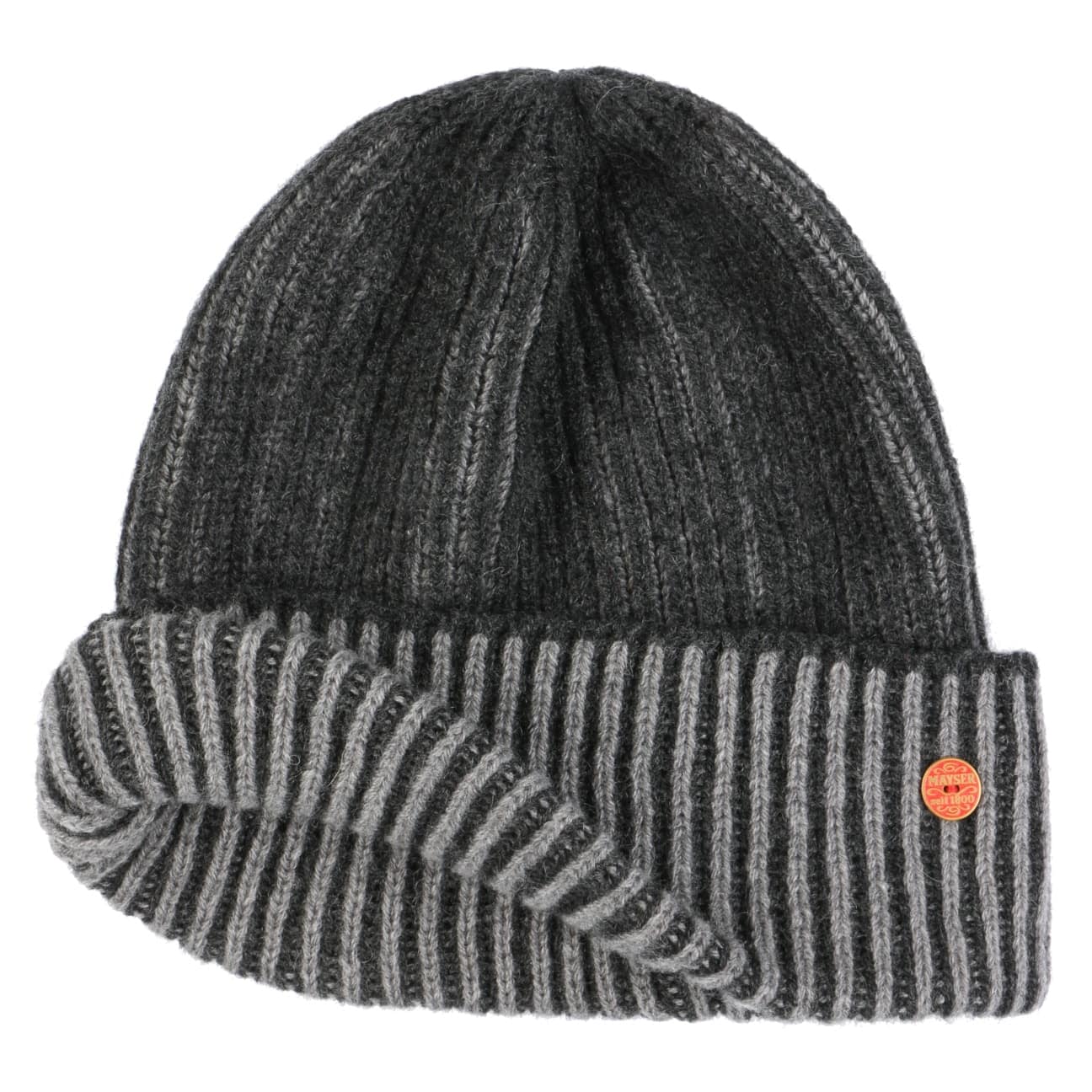 Luxury Harper Cashmere Beanie Hat by Mayser - Soft Winter Knit Hat for Women & Men - Perfect for Skiing, Snowboarding & Cold Weather Fashion