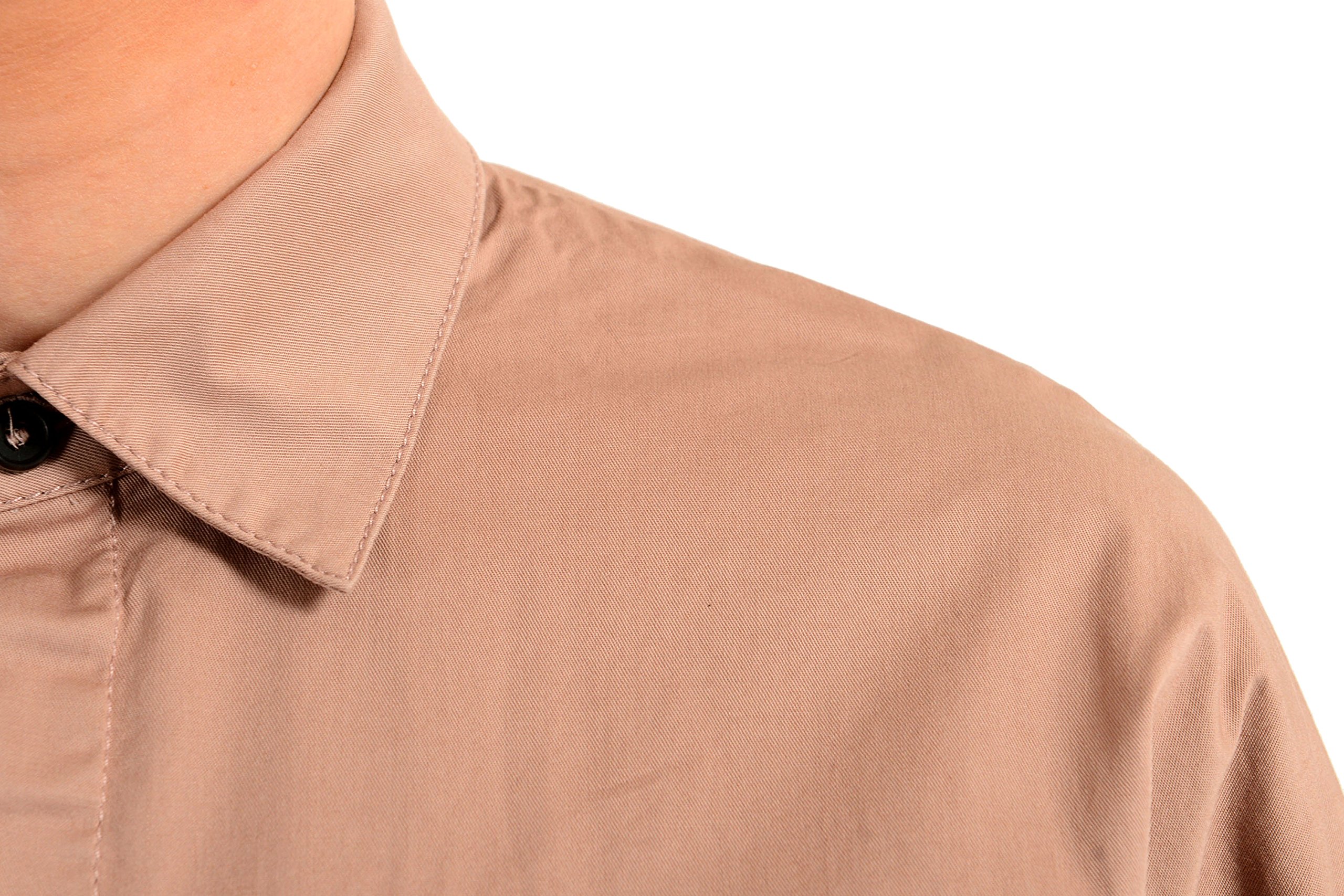 DSQUARED2 Women's Beige Long Sleeve Button Down Shirt | US XS IT 38 | Casual Office Wear & Spring Layering Staple