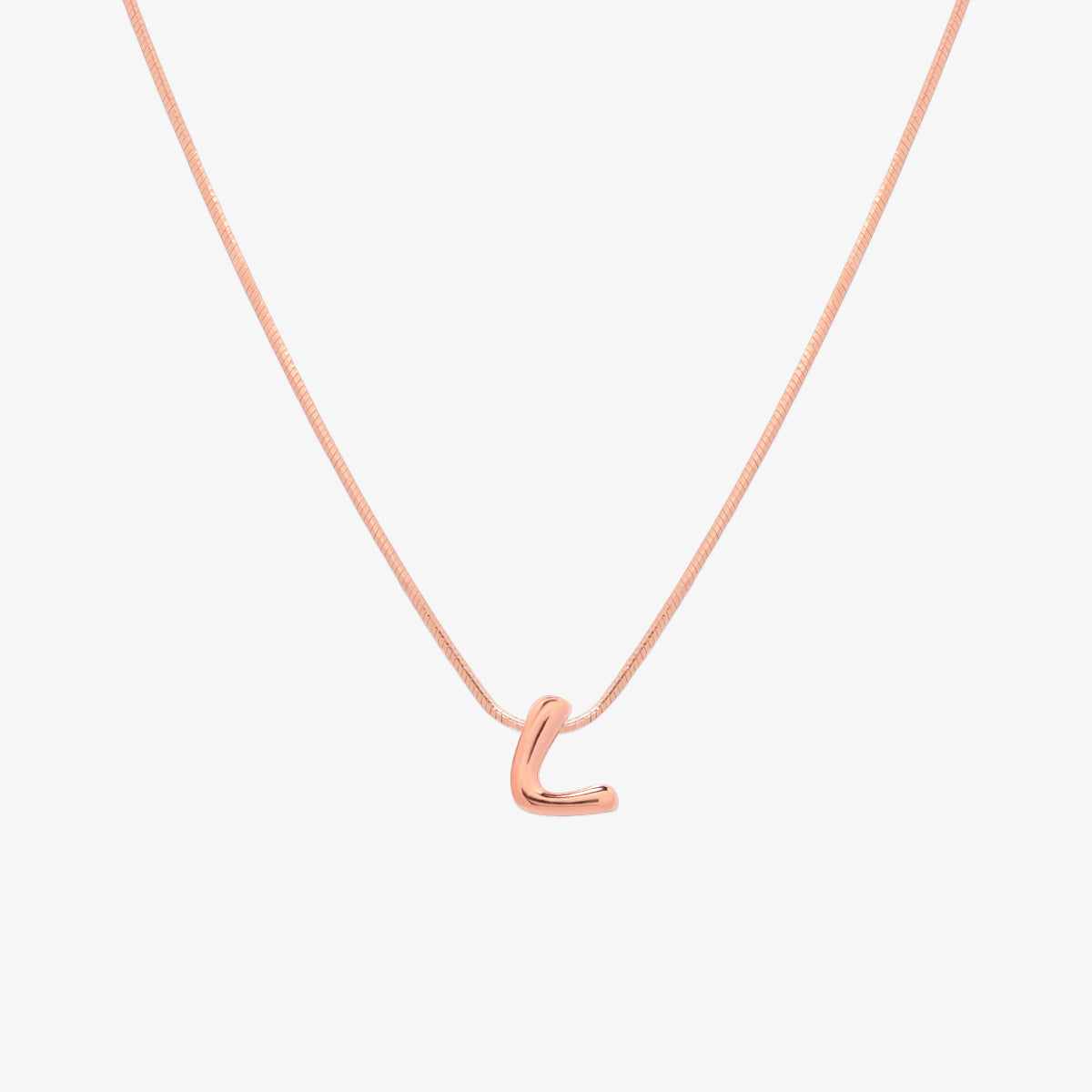 Bubble Initial Pendant Necklace - 50cm Gold/Silver Personalized Name Necklace for Women - Perfect Gift for Birthday, Anniversary & Valentine's Day