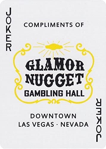 Premium Glamor Nugget Playing Cards - Elegant & Durable Poker Deck for Magic Tricks, Card Games, and Casino Nights | Perfect for Parties, Family Gatherings, and Professional Performances