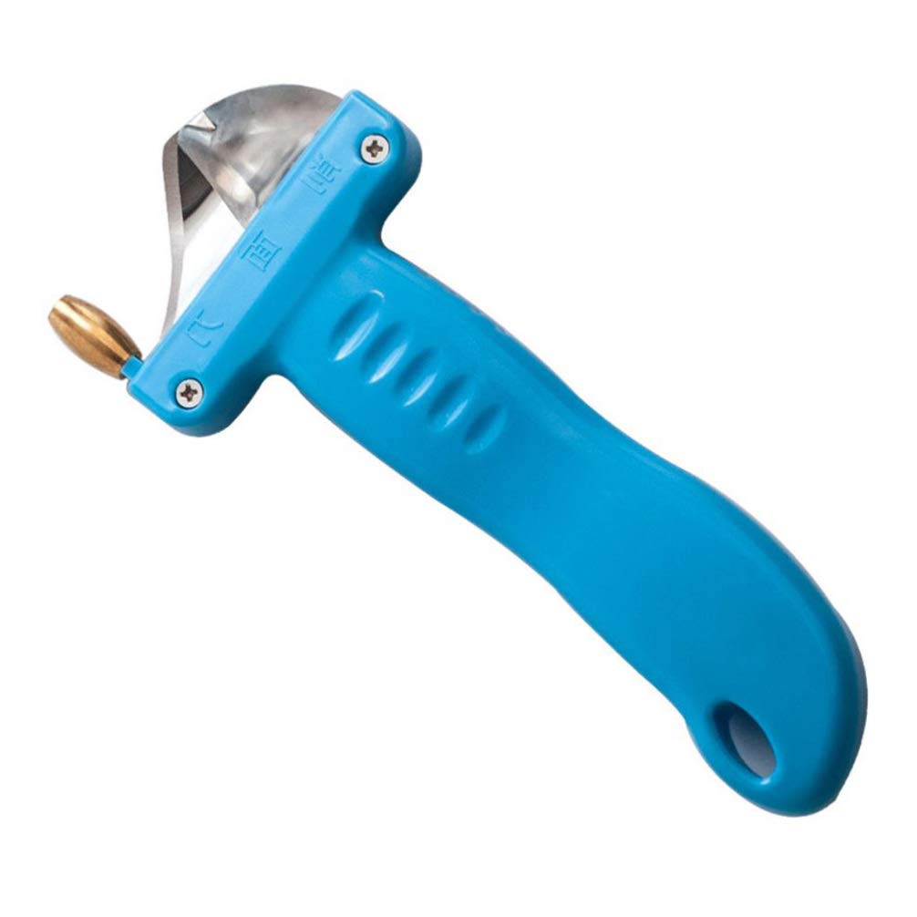 Hemoton Stainless Steel Manual Pasta Maker - Spaetzle Noodle Cutter, Dough Mincer & Kitchen Tool for Homemade Pasta, Bread, Pastry, Dumplings | Perfect for Italian Cuisine, German Spaetzle & Asian Dumpling Making (Blue)